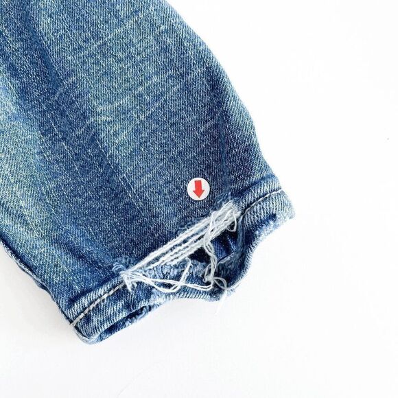 Blank nyc The RFade Women's Medium Wash Distressed Skinny Jeans Blue Size 27 - Picture 9 of 13